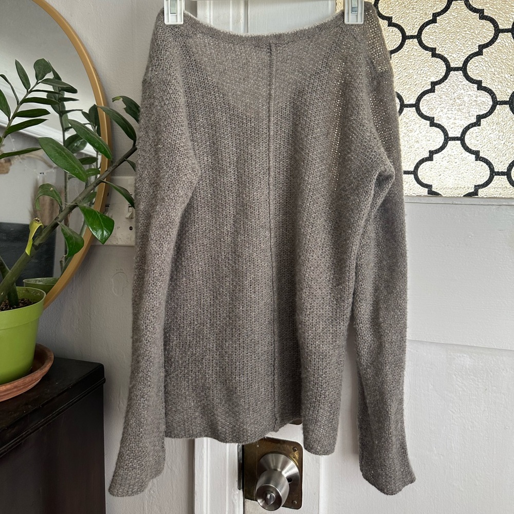 James Perse Grey Knit Cashmere Pullover / Sweater - Picture 4 of 4